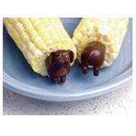 Charcoal Companion Dog Corn Holders - 4 Pairs