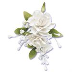 White Gardenia Spray Gumpaste Flowers