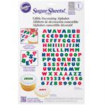 Alphabet Sugar Sheets Edible Decorating Paper